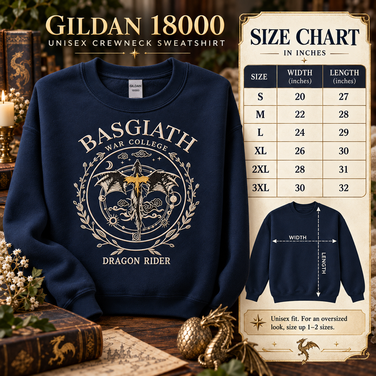 Sudadera de cuello redondo del Colegio de Guerra de Basgiath con dragón bordado, regalo para lectores de Alas de sangre