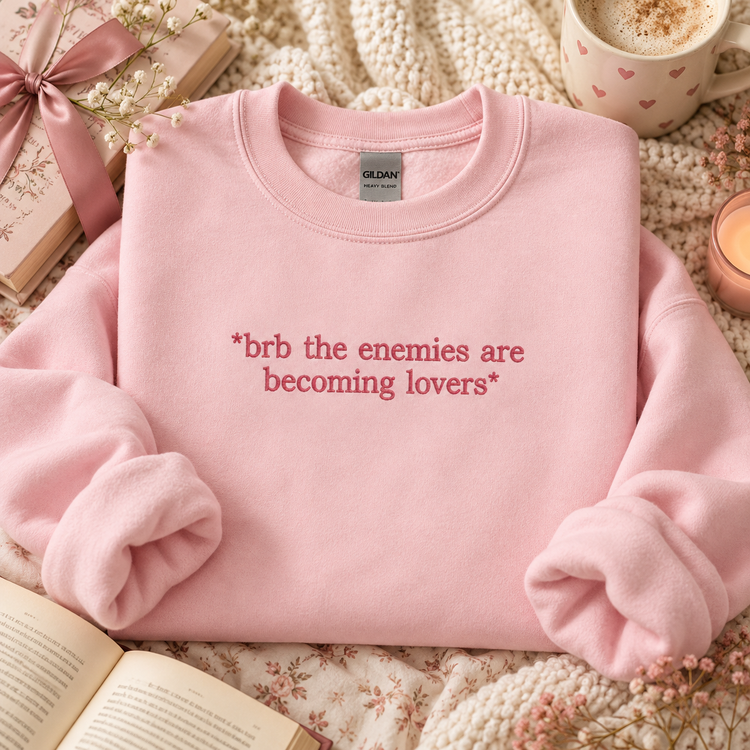 Enemies to Lovers Embroidered Sweatshirt