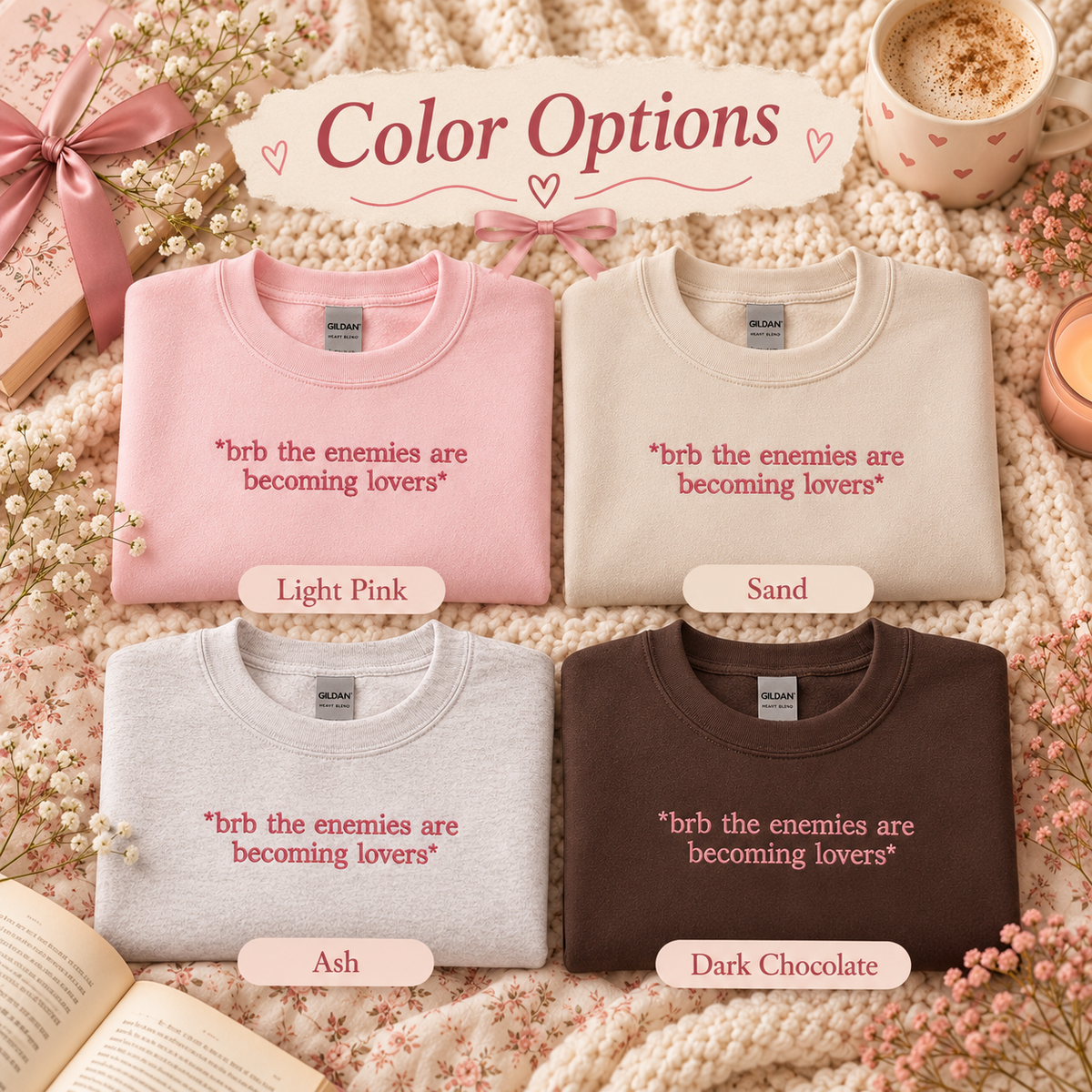 Sudadera bordada de enemigos a amantes