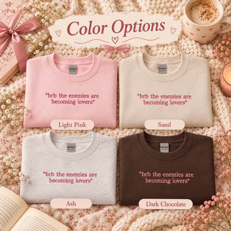 Sudadera bordada de enemigos a amantes