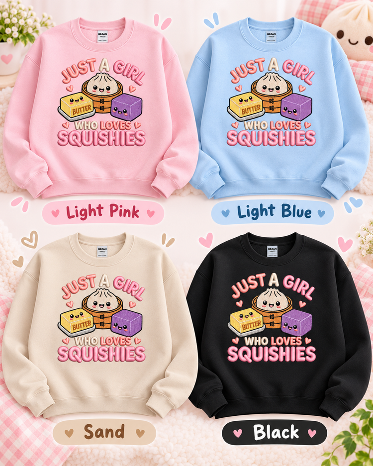 Sudadera Bordada Solo Una Chica Que Ama Los Squishies