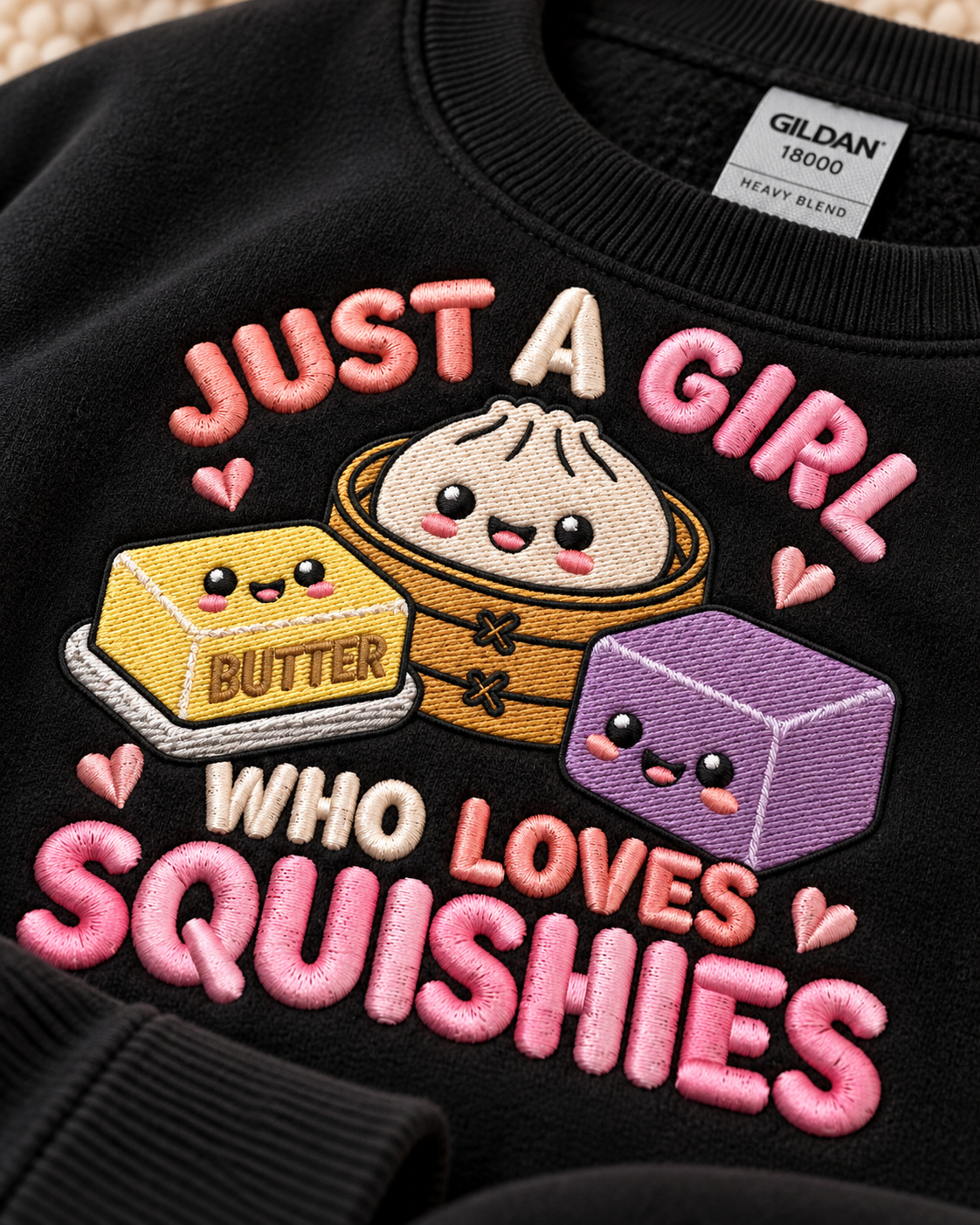 Sudadera Bordada Solo Una Chica Que Ama Los Squishies