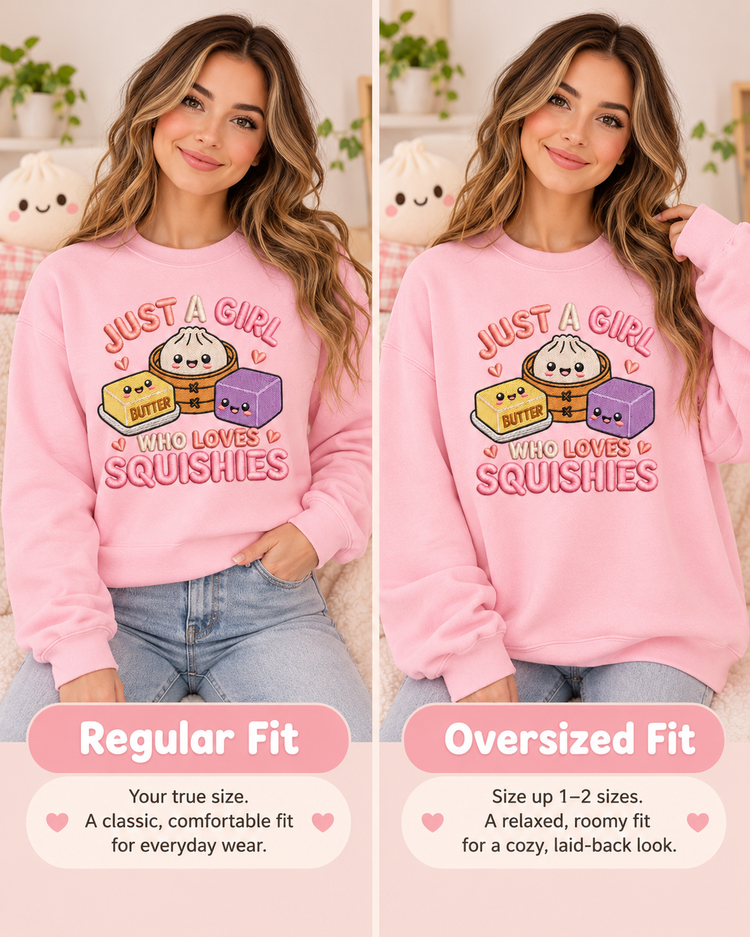 Sudadera Bordada Solo Una Chica Que Ama Los Squishies