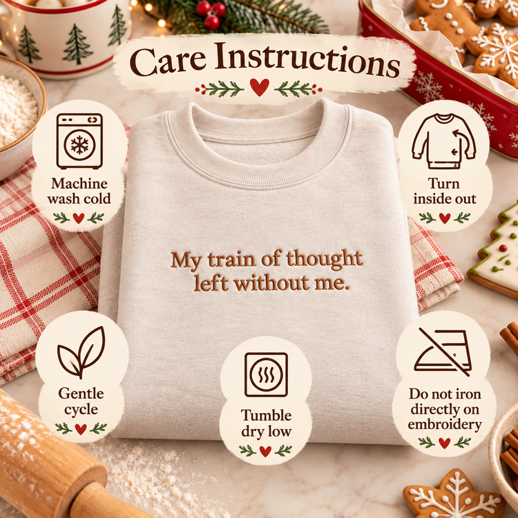 Funny Christmas Baking Sweatshirt | Embroidered Holiday Crewneck